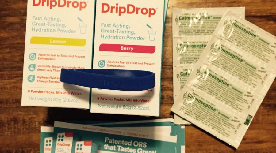 Giveaway! DripDrop, Calmoseptine, IBD Awareness Bracelet!